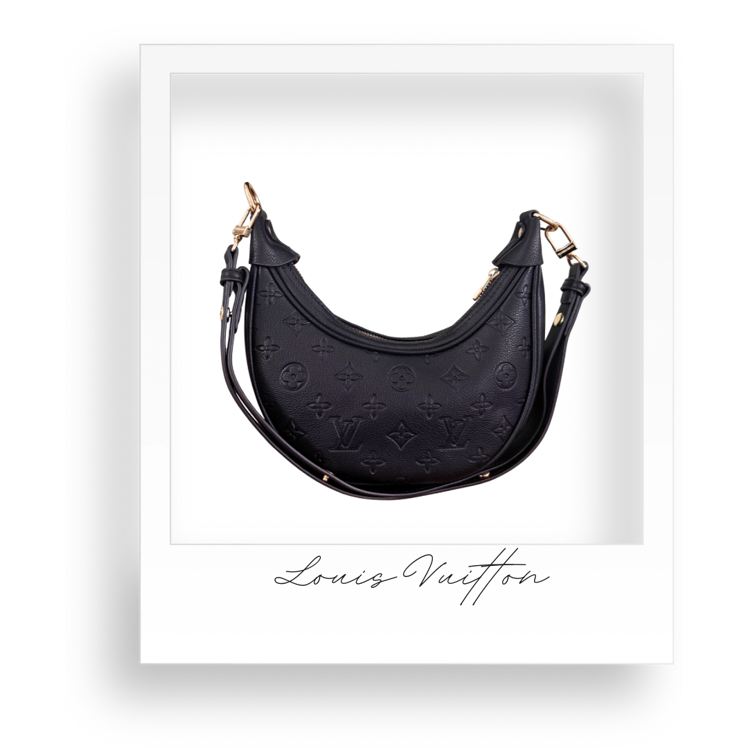 Black Embossed Purse