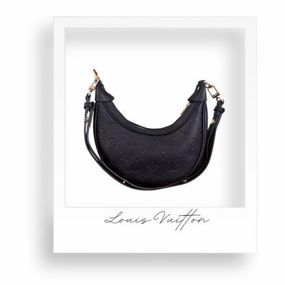 Black Embossed Purse