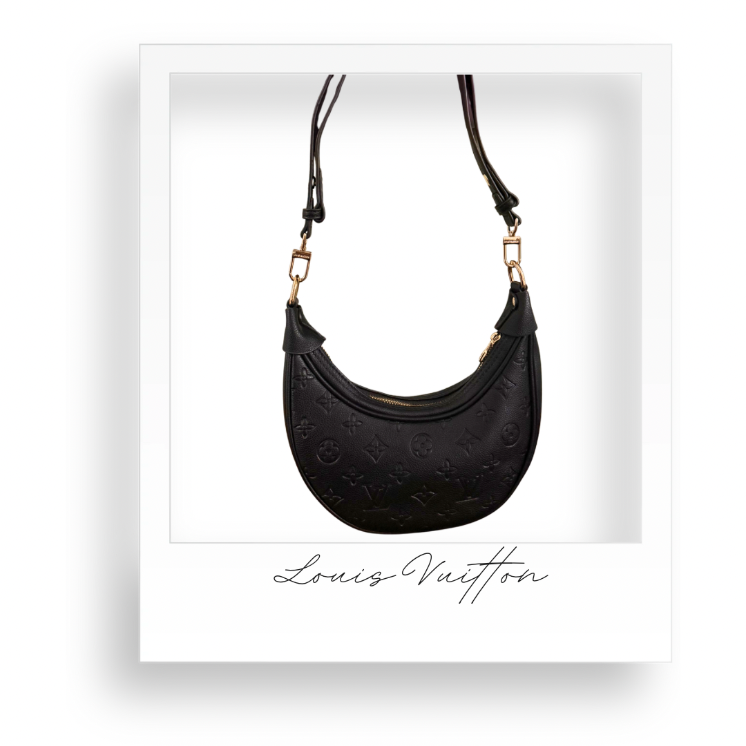 Black Embossed Purse