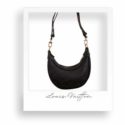 Black Embossed Purse