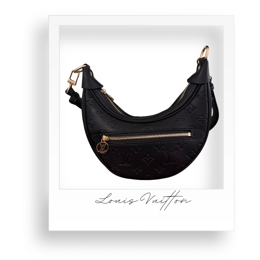 Black Embossed Purse