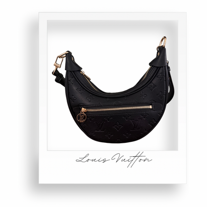 Black Embossed Purse