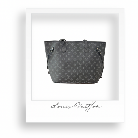 Black and Grey Purse with Wallet