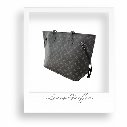 Black and Grey Purse with Wallet