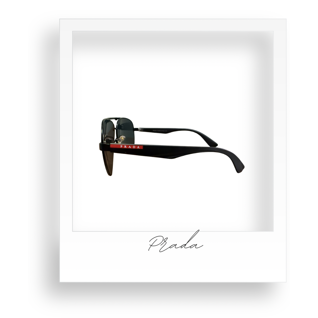 Black Aviator Sunglasses