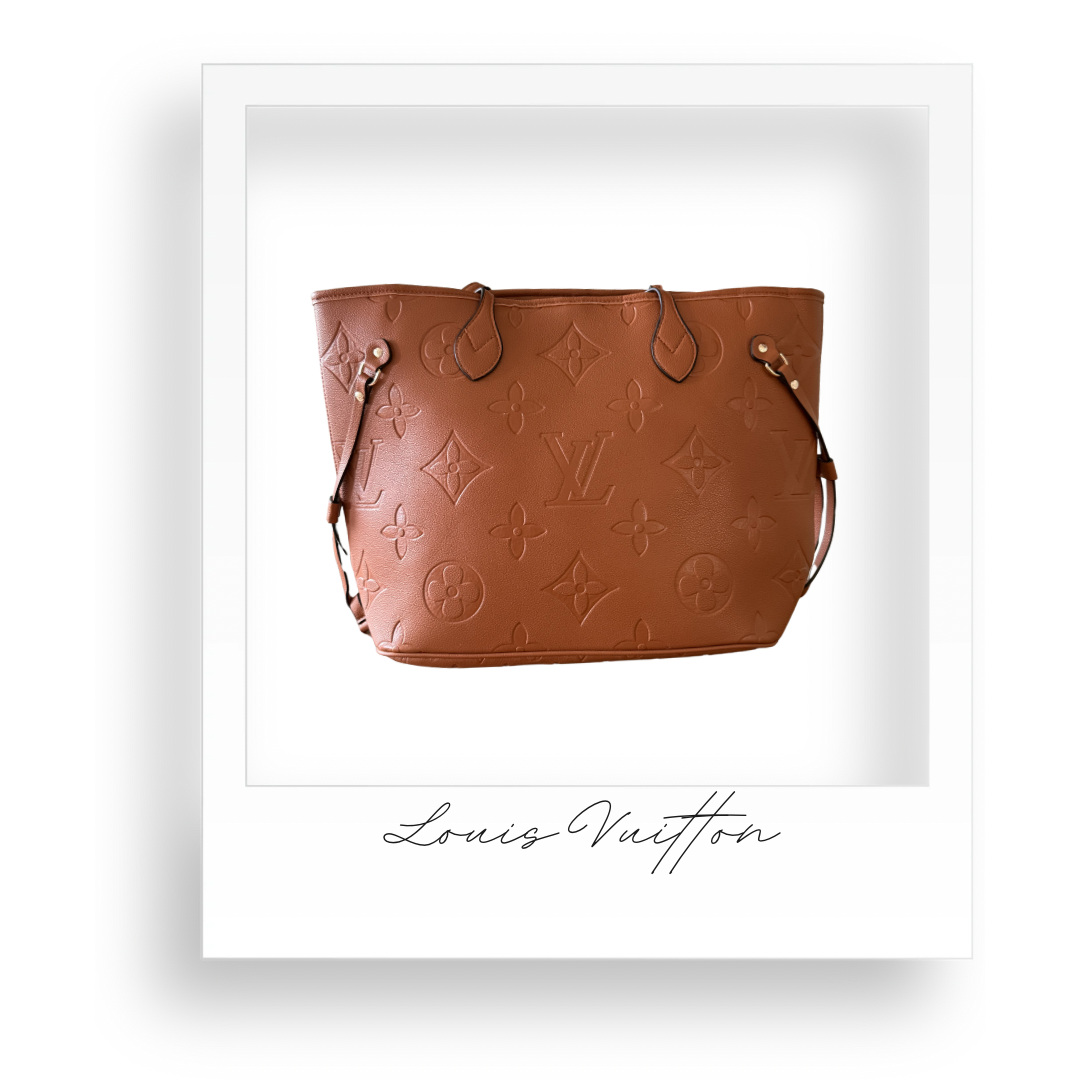 Camel Embossed Purse with Wallet