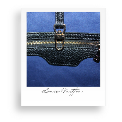 Black Embossed Purse with Wallet