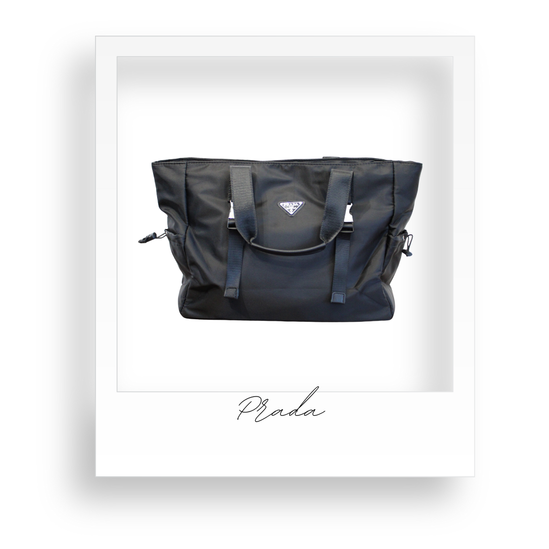 Black Travel Tote